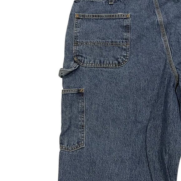 Carhartt Mens Carpenter Denim Jeans Original Dungaree Fit #14806 Pants 40x30 - Picture 8 of 16